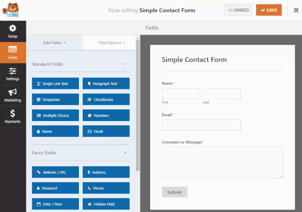 wpforms is the best of the best wordpress form builder plugins